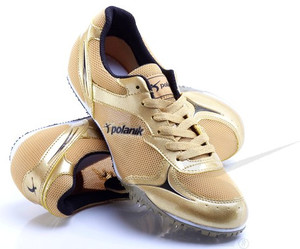 Polanik spikes for long and middle distances, gold, model PD5611AP
